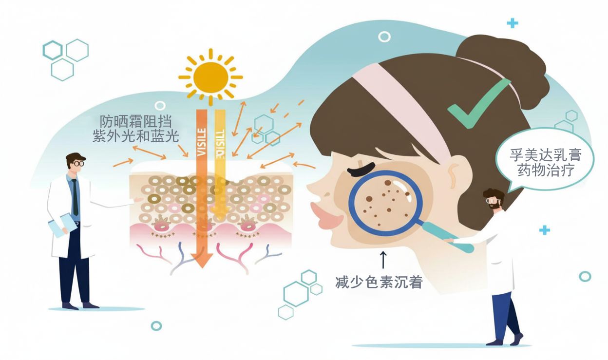 黄褐斑治疗期间用哪种防晒霜更好？